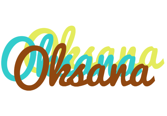 Oksana cupcake logo
