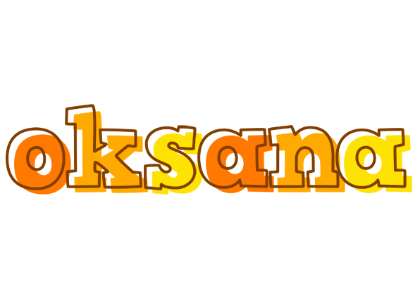 Oksana desert logo
