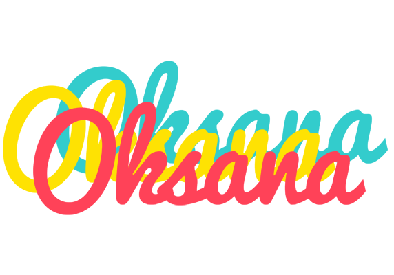 Oksana disco logo