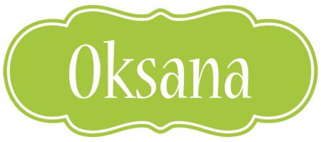 Oksana family logo