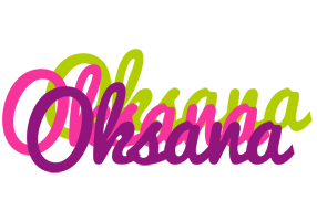 Oksana flowers logo