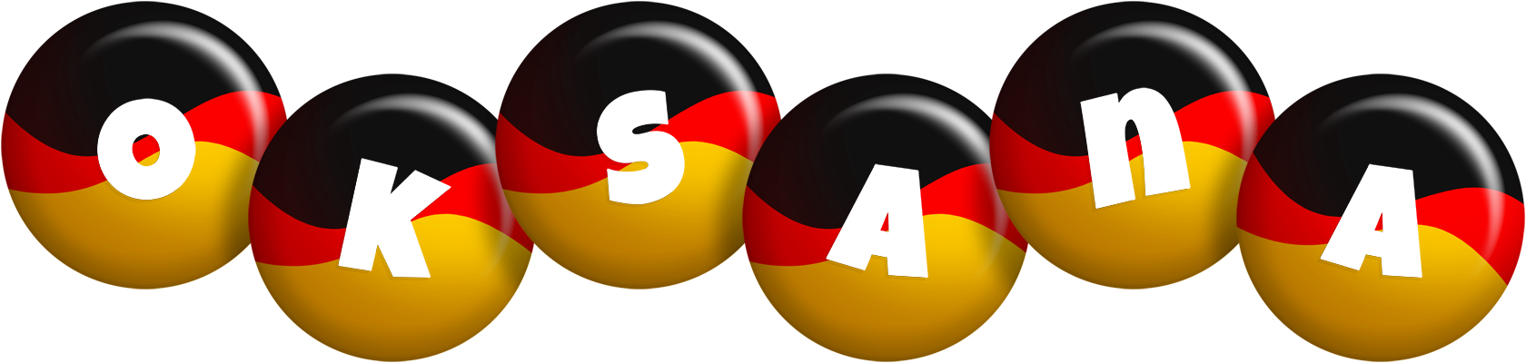 Oksana german logo