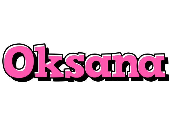 Oksana girlish logo