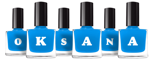 Oksana glossy logo