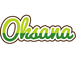 Oksana golfing logo