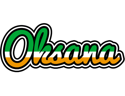 Oksana ireland logo