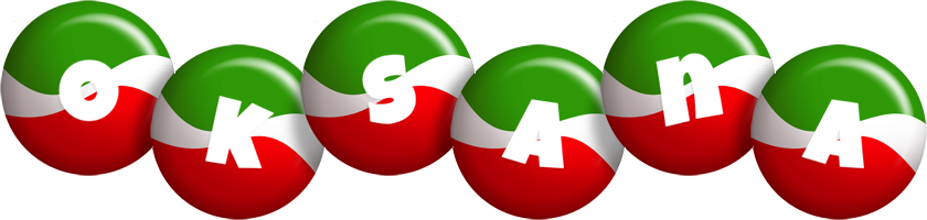 Oksana italy logo