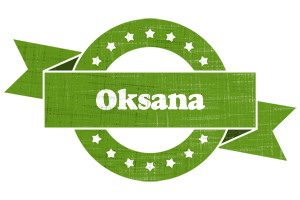 Oksana natural logo