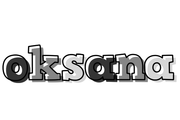 Oksana night logo