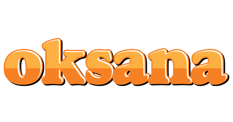 Oksana orange logo