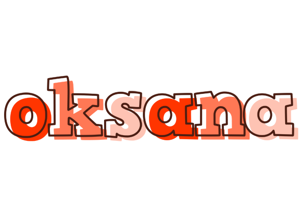 Oksana paint logo