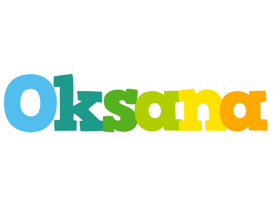 Oksana rainbows logo