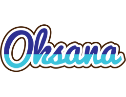 Oksana raining logo
