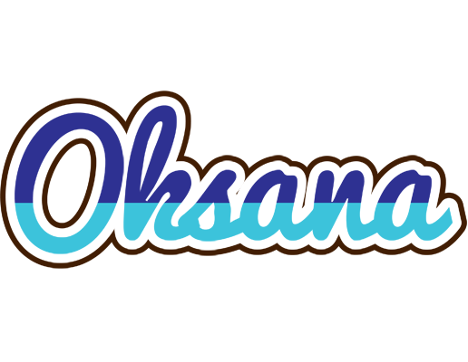 Oksana raining logo