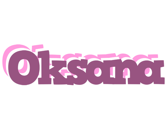 Oksana relaxing logo