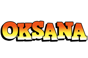 Oksana sunset logo