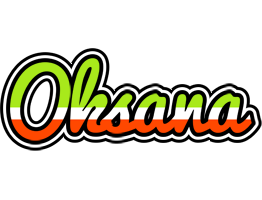 Oksana superfun logo