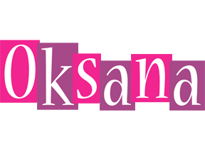Oksana whine logo
