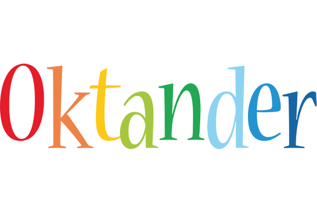 Oktander birthday logo