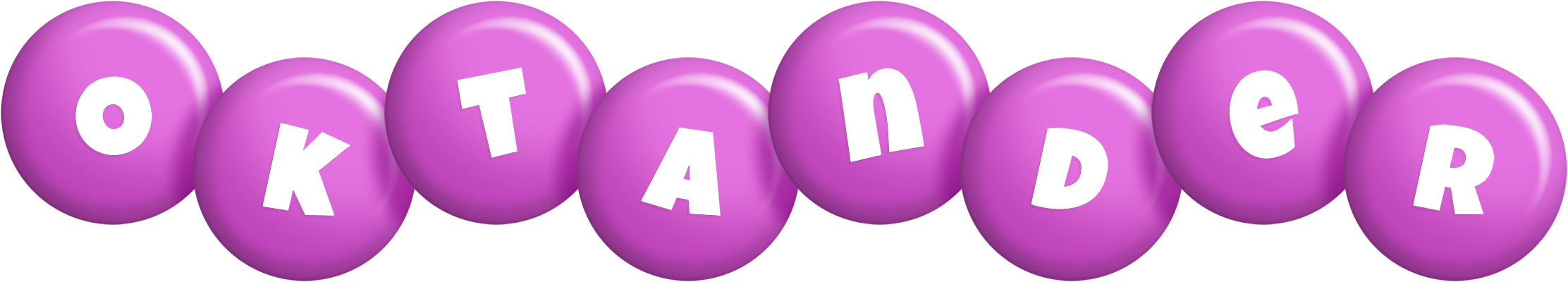 Oktander candy-purple logo