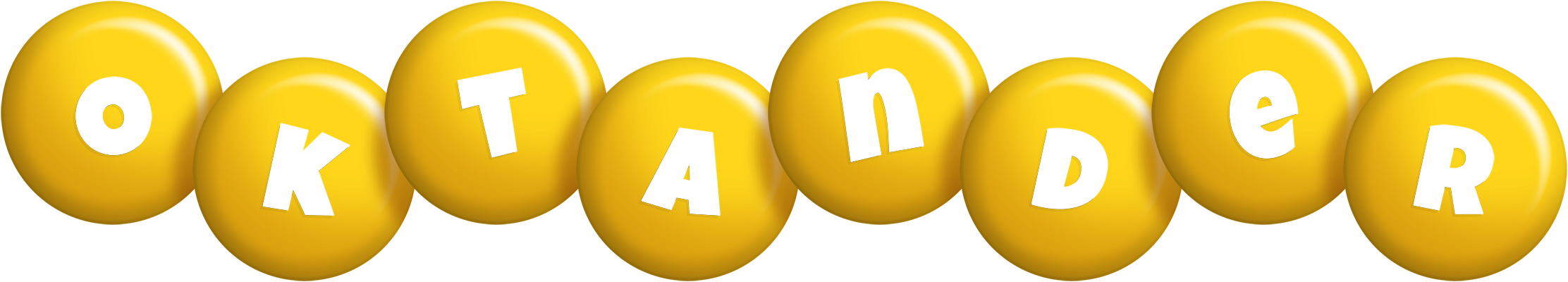 Oktander candy-yellow logo