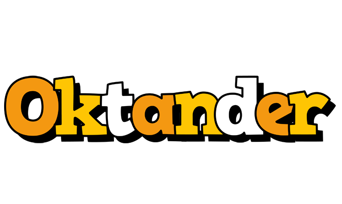 Oktander cartoon logo