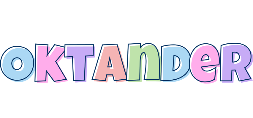 Oktander pastel logo