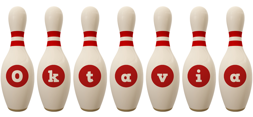 Oktavia bowling-pin logo