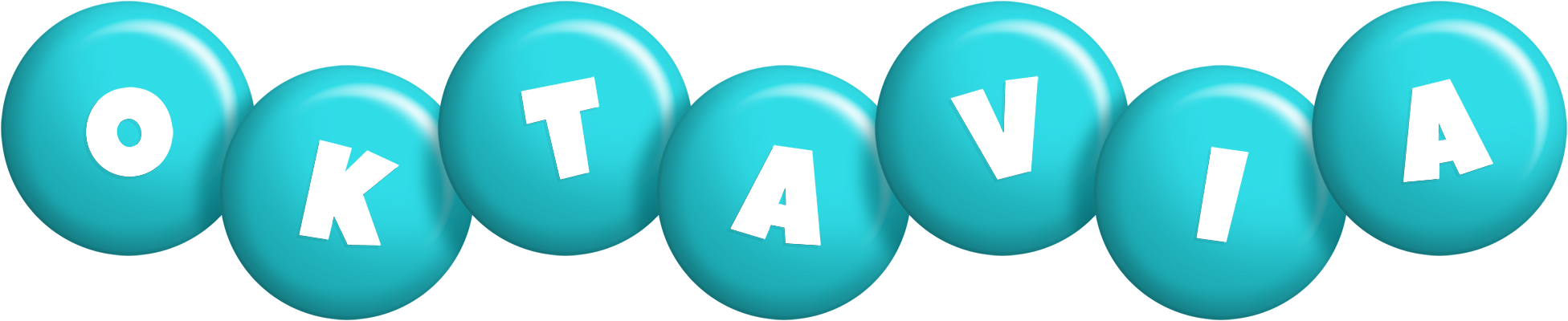 Oktavia candy-azur logo