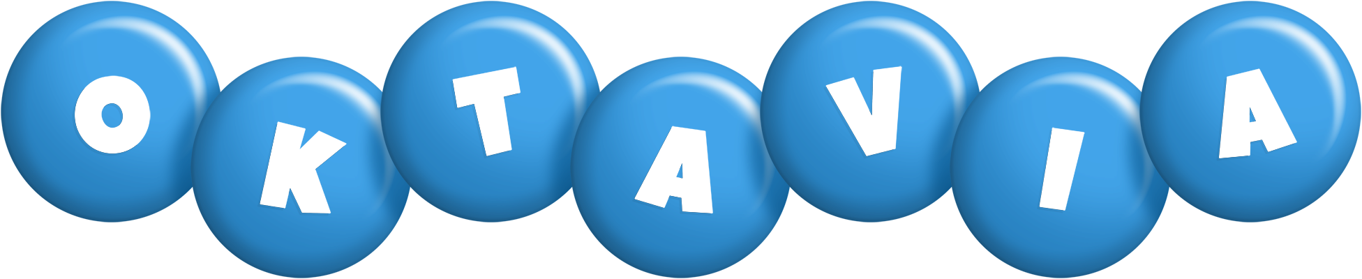 Oktavia candy-blue logo