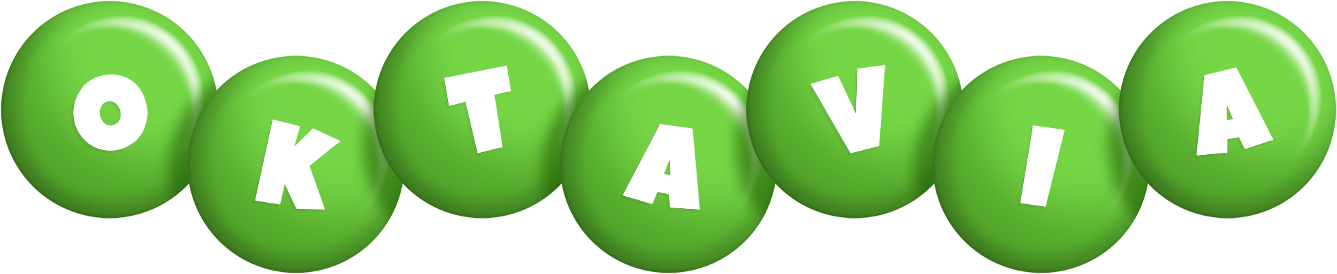 Oktavia candy-green logo