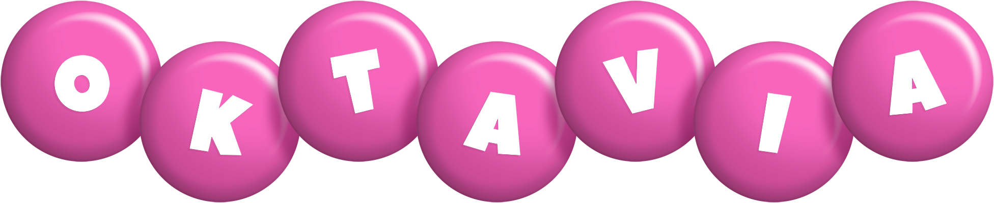 Oktavia candy-pink logo