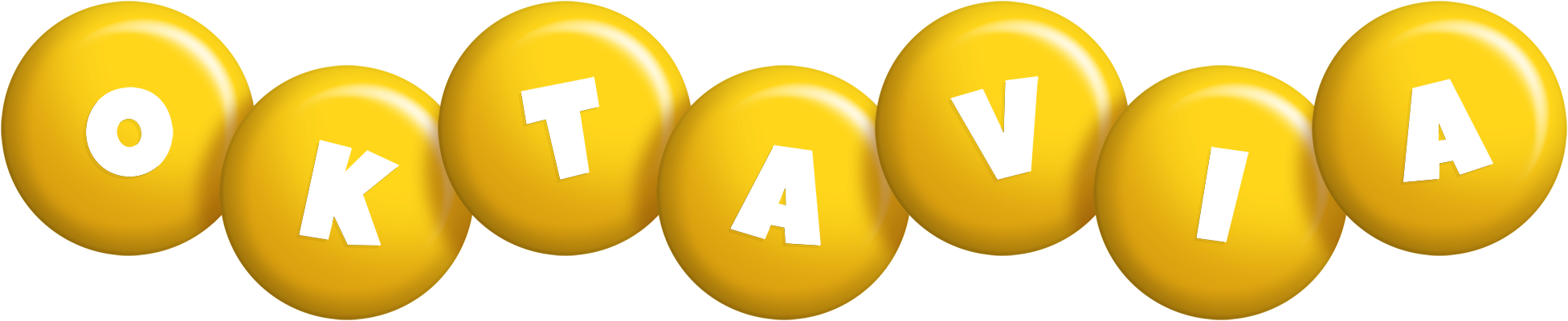 Oktavia candy-yellow logo
