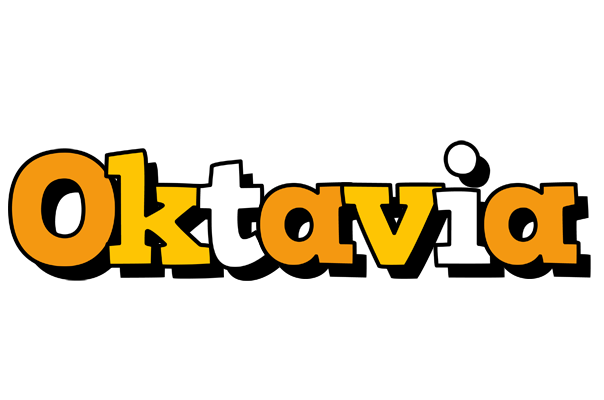 Oktavia cartoon logo