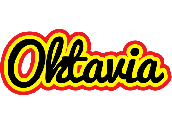 Oktavia flaming logo