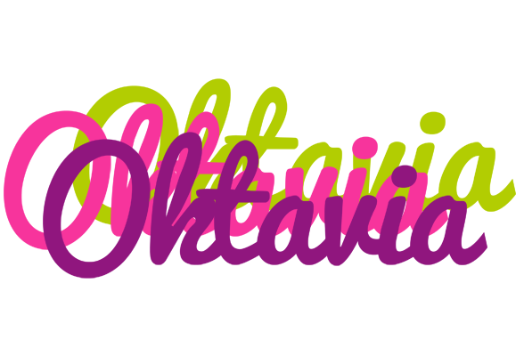 Oktavia flowers logo