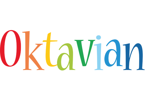 Oktavian birthday logo
