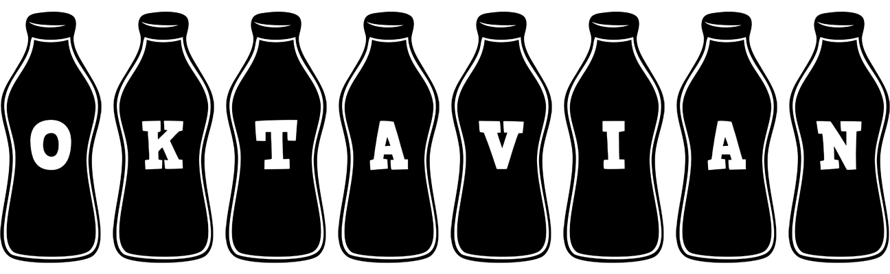 Oktavian bottle logo
