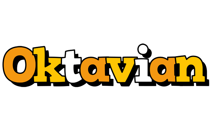 Oktavian cartoon logo