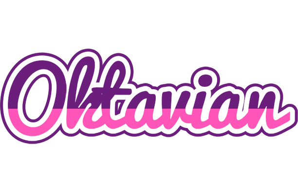 Oktavian cheerful logo