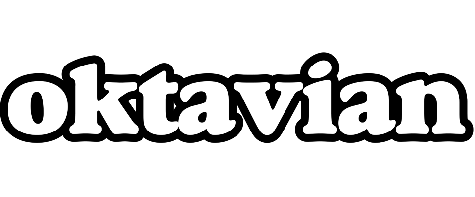 Oktavian panda logo