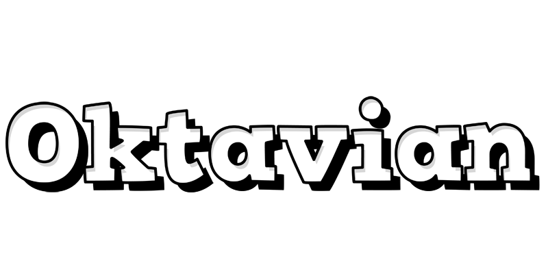 Oktavian snowing logo
