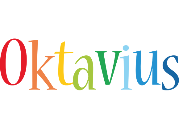 Oktavius birthday logo