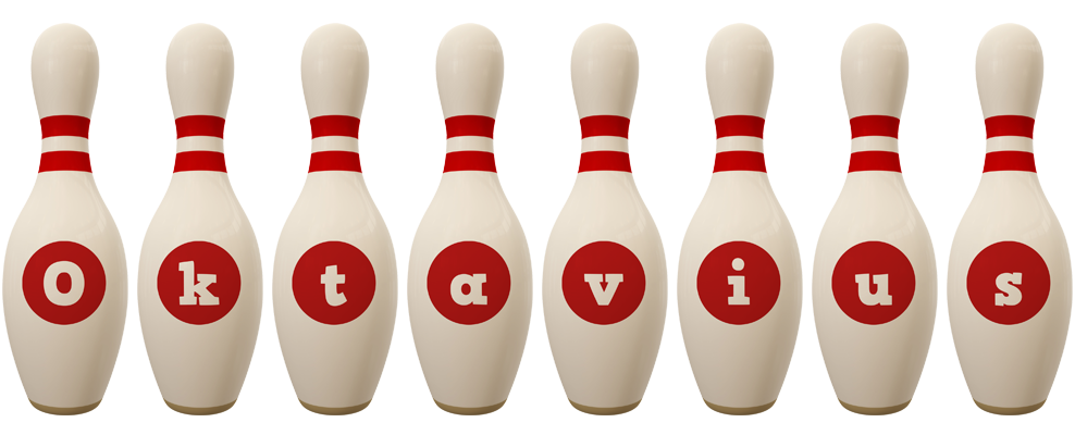 Oktavius bowling-pin logo