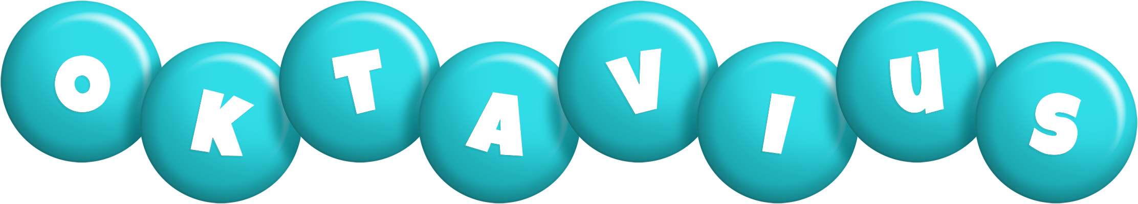 Oktavius candy-azur logo