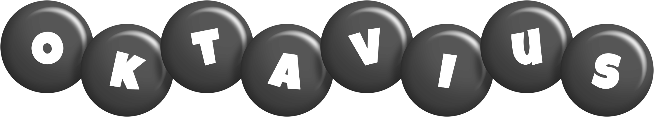 Oktavius candy-black logo