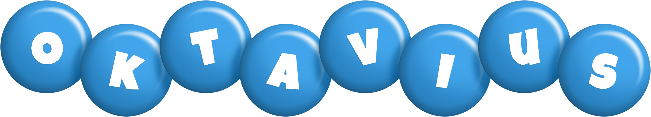 Oktavius candy-blue logo