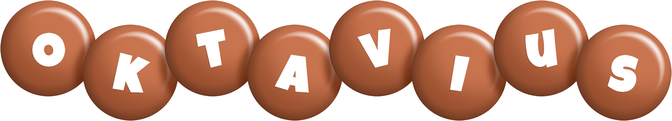 Oktavius candy-brown logo