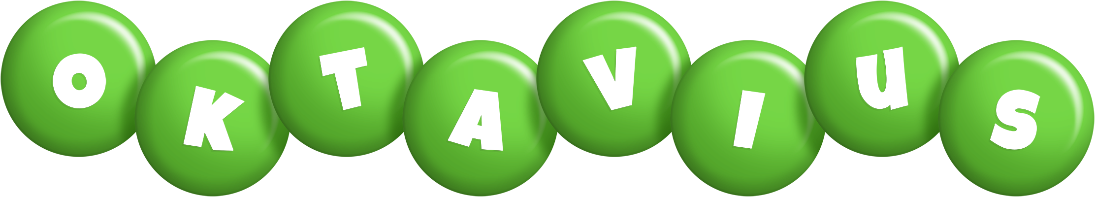 Oktavius candy-green logo