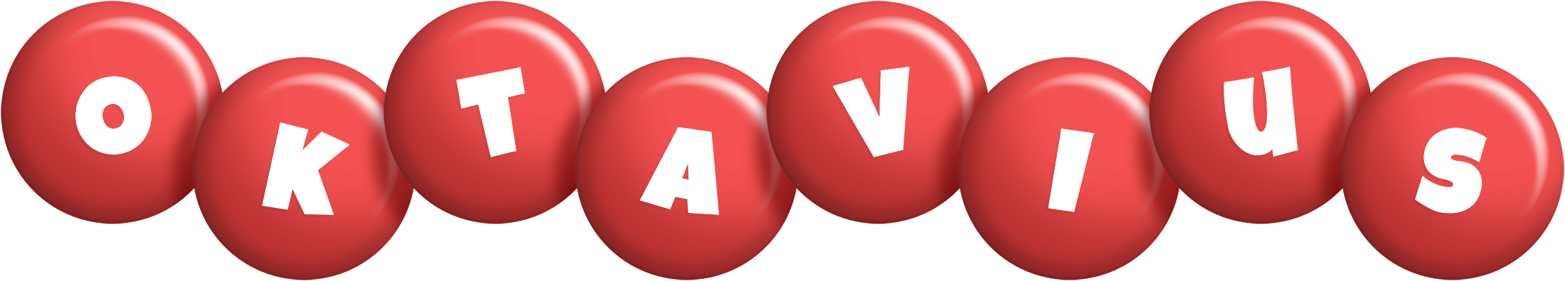 Oktavius candy-red logo
